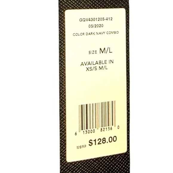 NWT BCBG MAXAZRIA LIGHT STRIPE MINI WRAP JACKET KIMONO COVER UP SIZE M / L $128 - Picture 16 of 16